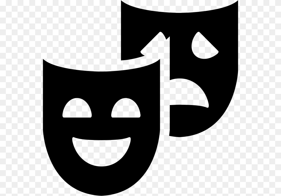 Theatre Clipart Theatre Mask Clip Art Theatre Mask, Gray Free Png Download