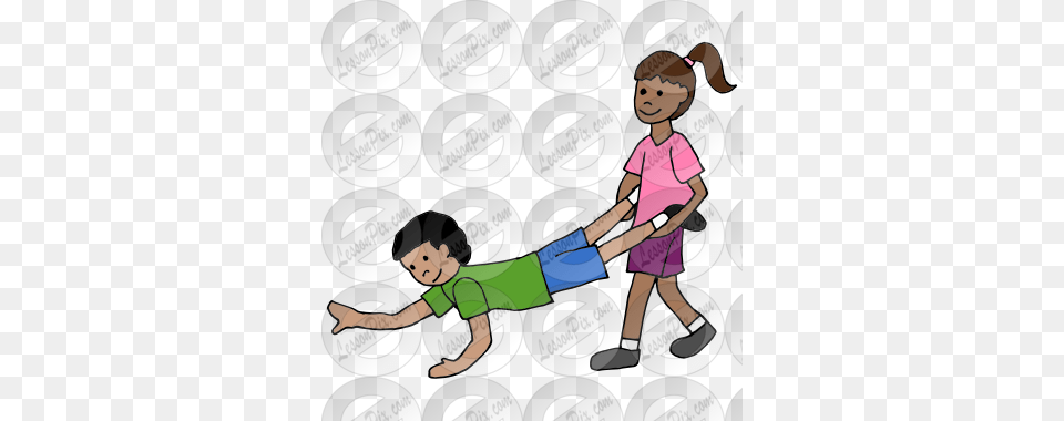 Download Therapy Clipart Wheelbarrow Race Clip Art Illustration, Baby, Person, Face, Head Free Png