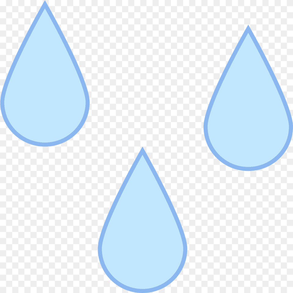Download There Are Three Water Droplets Outlined Drop Drop, Triangle, Lighting Png