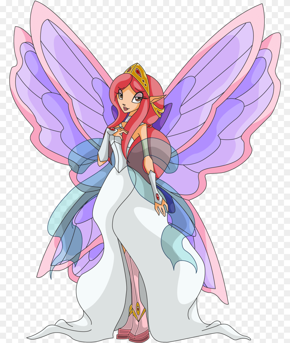 Download They Are All Beautiful Wise And Powerful In Their Beautiful Fairy Queen Cartoon, Book, Comics, Publication, Person Png Image