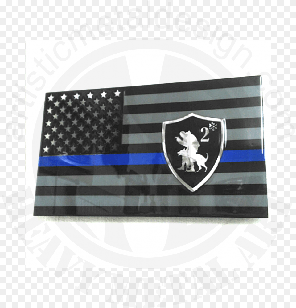 Thin Blue Line With Ems Flag, Armor Free Png Download