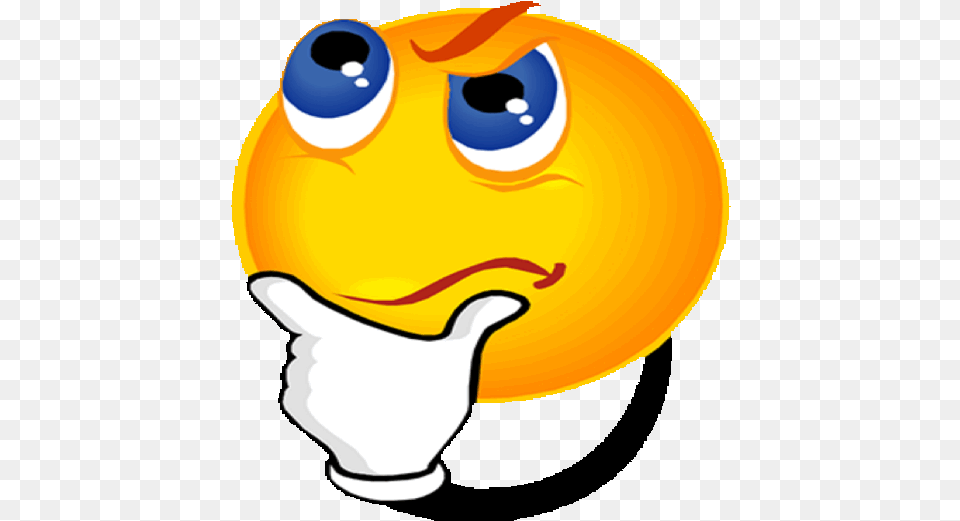 Download Thinking Emoji Gif Thinking Emoji Gif, Cap, Clothing, Hat, Light Png