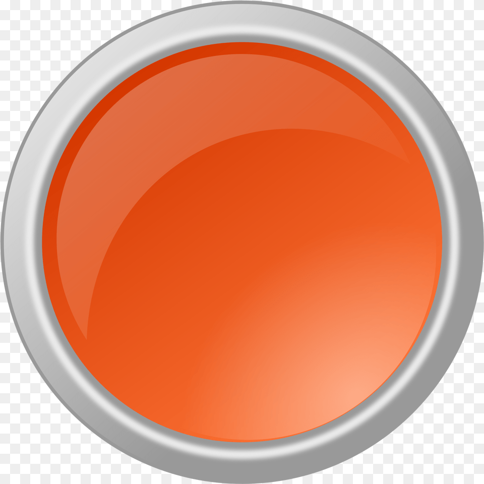 Download This Icons Design Of Glossy Orange Button Color Gradient, Food, Meal, Bowl Free Png
