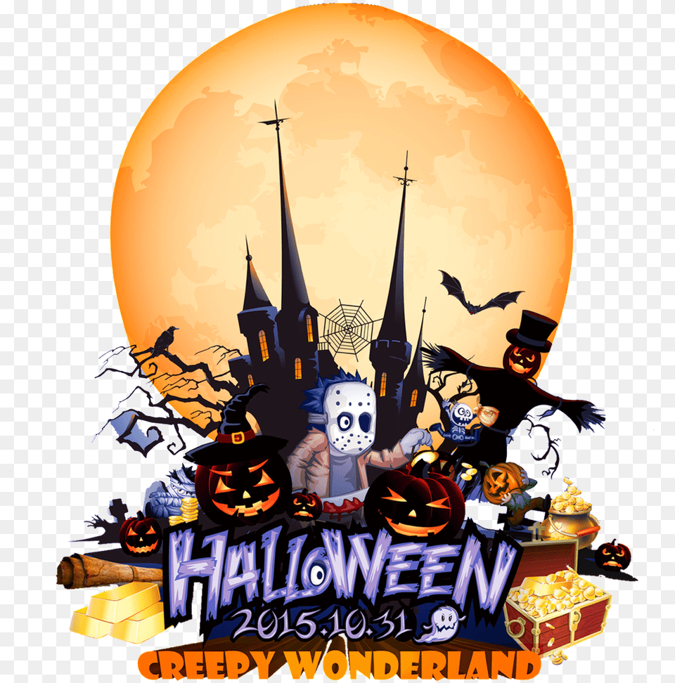 Download This Graphics Is Happy Halloween Transparent Halloween Poster, Festival, Baby, Person, Face Png