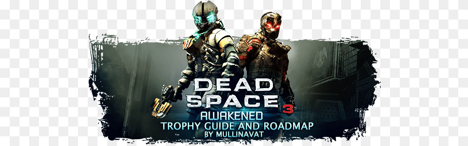 Download This Guide Is Strictly To Be Dead Space 3 Awakened, Advertisement, Poster, Adult, Male Free Transparent Png
