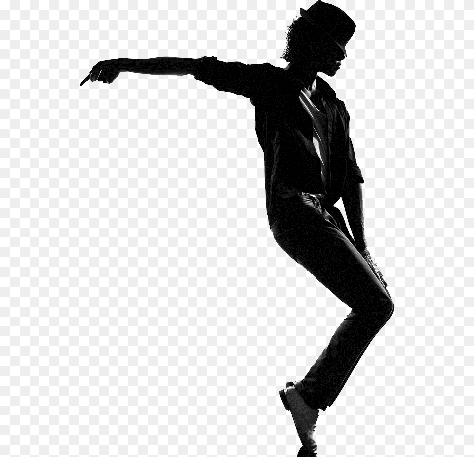 Download This High Resolution Michael Jackson Michael Jackson Dance Pose, Silhouette, Person, Leisure Activities, Dancing Free Transparent Png