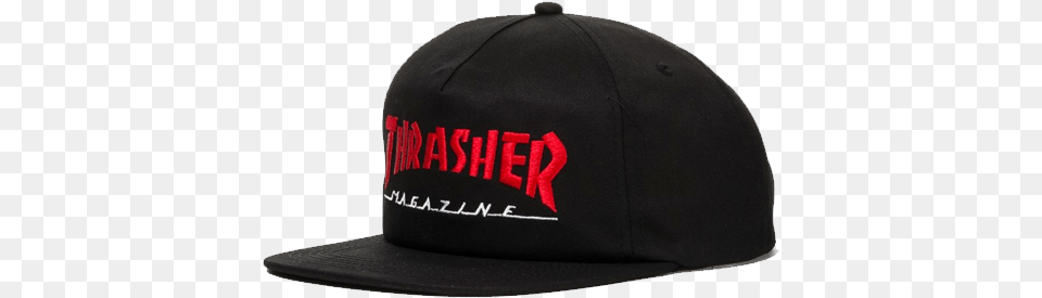 Download Thrasher U0027magazine Logou0027 Corduroy Snapback Cap Baseball Cap, Baseball Cap, Clothing, Hat, Hardhat Png Image