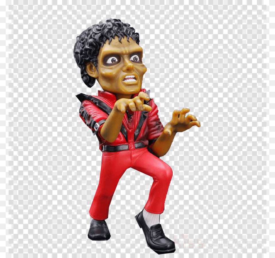 Download Thriller Clipart Michael Jackson Thriller Michael Jackson Zombie, Person, Face, Head, Toy Free Png