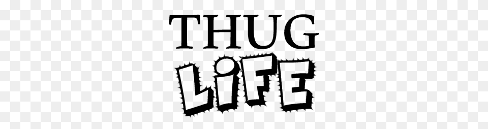 Download Thug Life Meme Free Transparent And Clipart, Text, Number, Symbol Png Image
