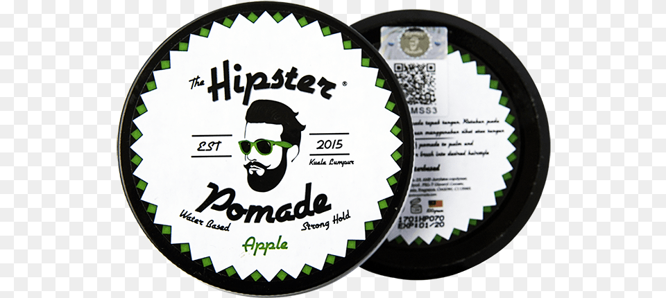 Thumb Image Hipster Pomade Hd Hipster Pomade Apple, Face, Head, Person, Sticker Free Png Download