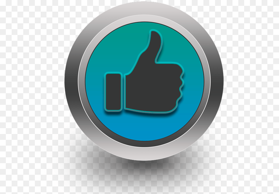 Download Thumbs Up Like Button Full Size Image Pngkit Emblem, Body Part, Hand, Person, Clothing Free Png