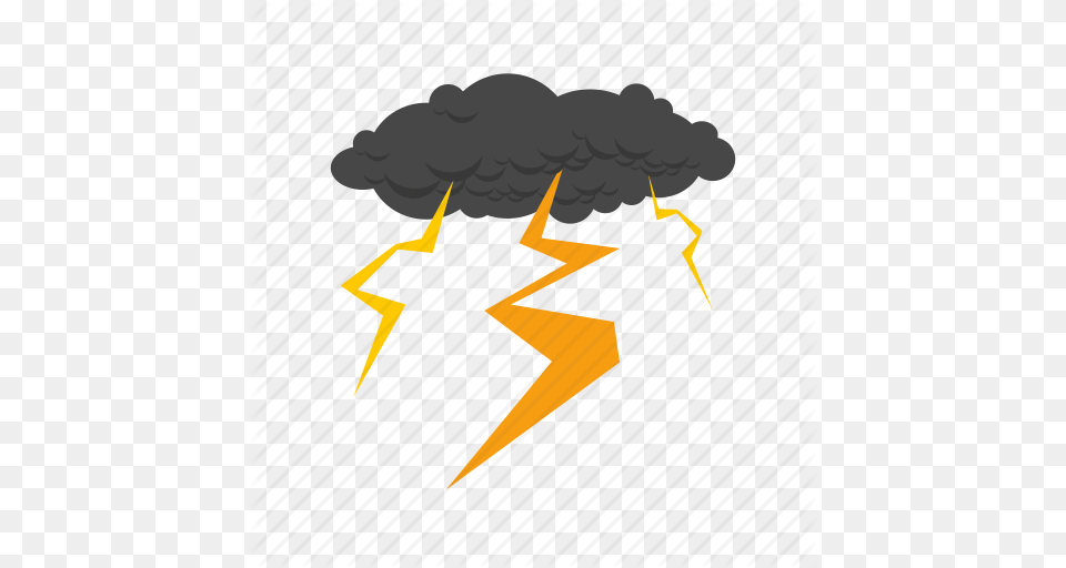 Download Thunder Cartoon Clipart Lightning Thunderstorm Free Png