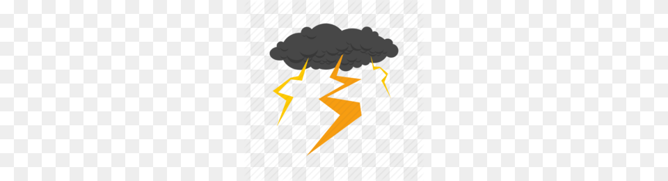 Thunder Cartoon Clipart Lightning Thunderstorm, Fire, Flame Free Png Download