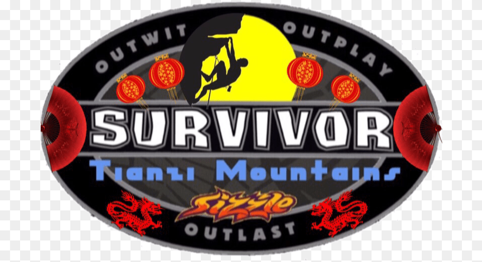 Download Tianzi Mountains Logo Survivor Logo Template, Person, Can, Tin Png Image