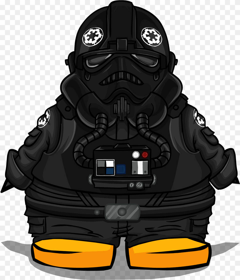 Tie Fighter Pilot Costume Pc Club Penguin Star Club Penguin Basketball Player, Baby, Person Free Png Download