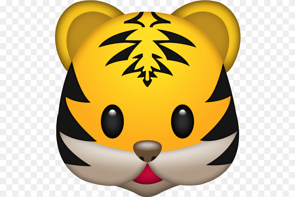 Download Tiger Emoji In Tiger Emoji, Clothing, Hardhat, Helmet, Plush Png Image