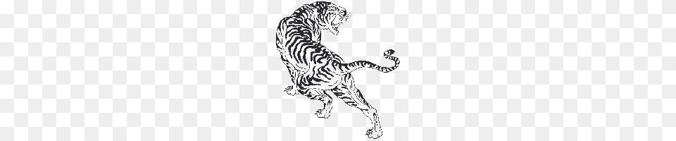 Download Tiger Tattoos Photo Images And Clipart Freepngimg, Art, Stencil Free Transparent Png