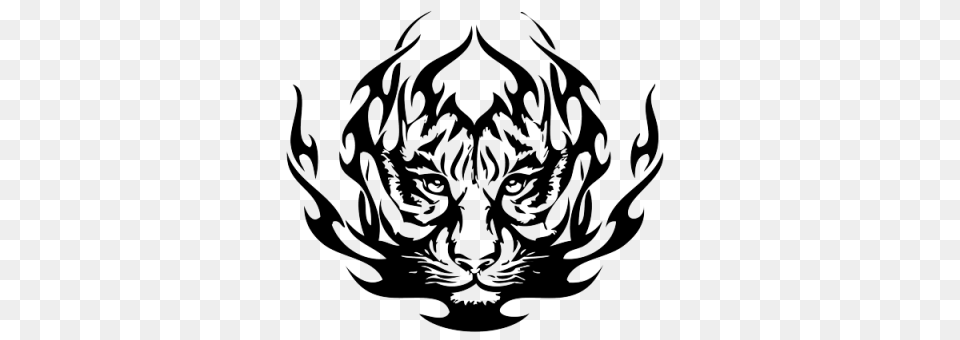 Tiger Tattoos Transparent Image And Clipart, Chandelier, Lamp, Emblem, Symbol Free Png Download