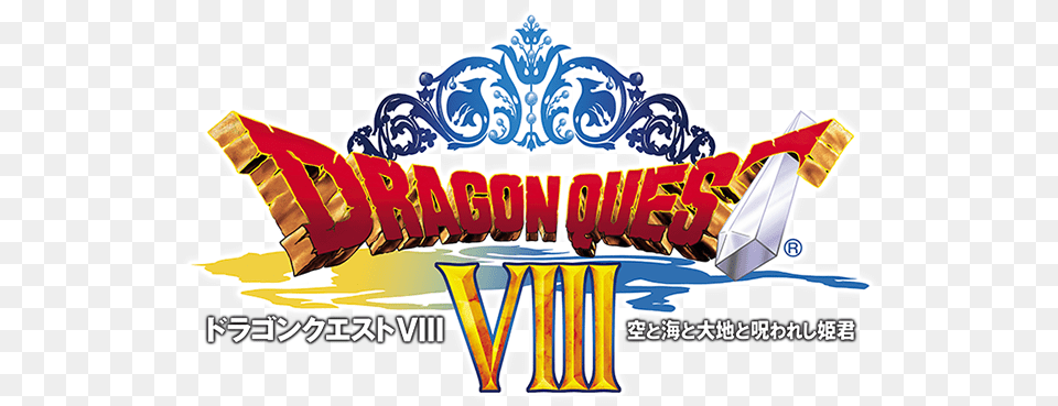 To Celebrate This Occasion Square Enix Is Having Dragon Quest Viii Logo, Advertisement, Poster, Dynamite, Weapon Free Png Download