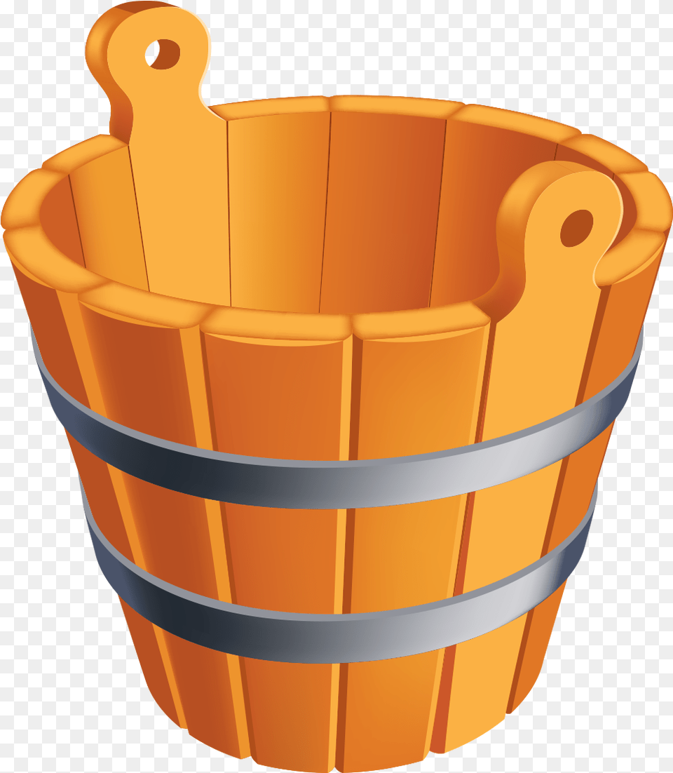 To Fill This Bucket We Use Wooden Water Bucket Clipart, Birthday Cake, Cake, Cream, Dessert Free Png Download