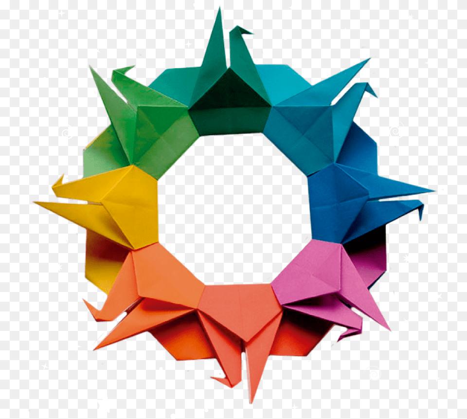 Download To Your Desktop Alejandro Harrison Crane Wreath Origami, Art, Paper, Person Png Image