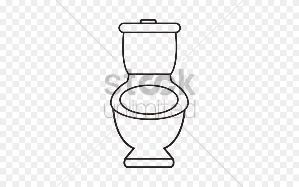 Download Toilet Clipart Toilet Clip Art Line Art, Jar Free Transparent Png