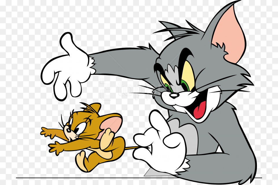 Download Tom And Jerry Clipart Photo Tom And Jerry, Book, Comics, Publication, Cartoon Png Image