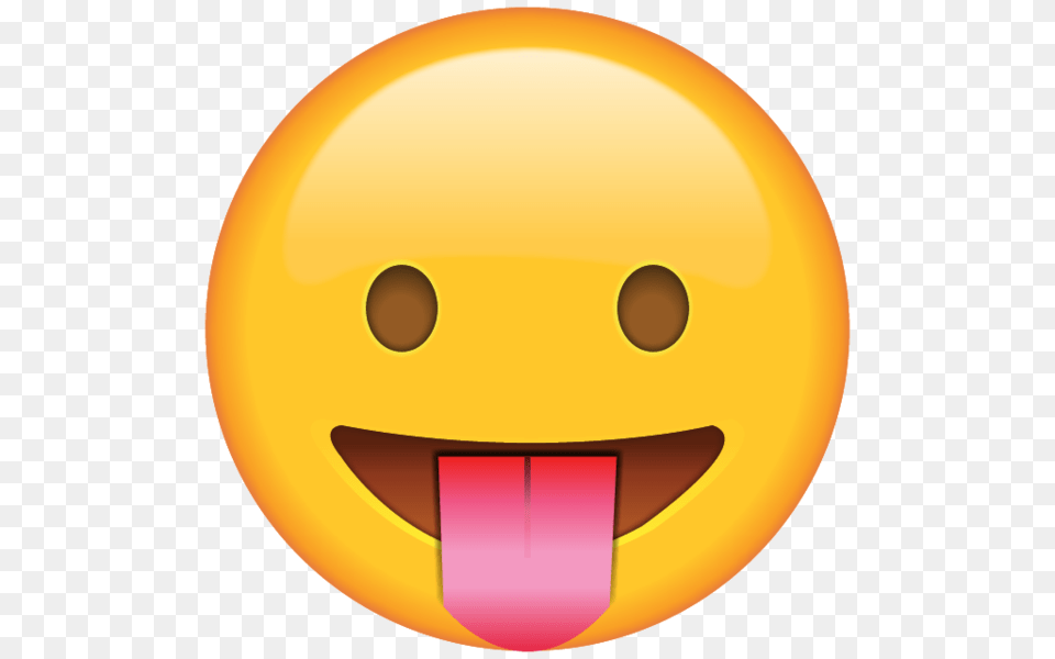 Download Tongue Out Emoji Icon Emoji Island, Disk, Nature, Outdoors, Sky Png