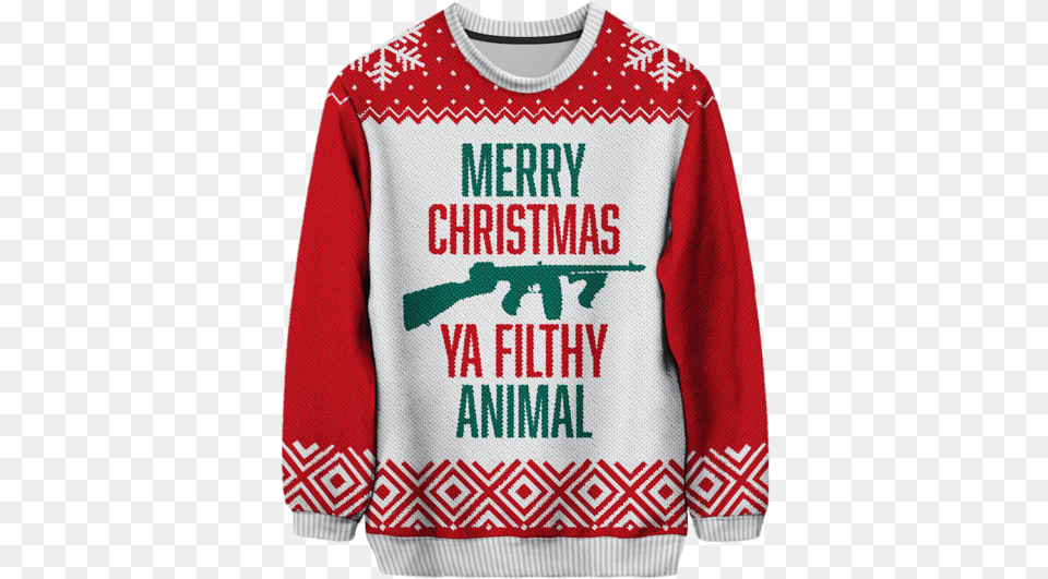 Top Ugly Christmas Sweaters Christmas Sweater, Clothing, Knitwear, Sweatshirt, Hoodie Free Png Download