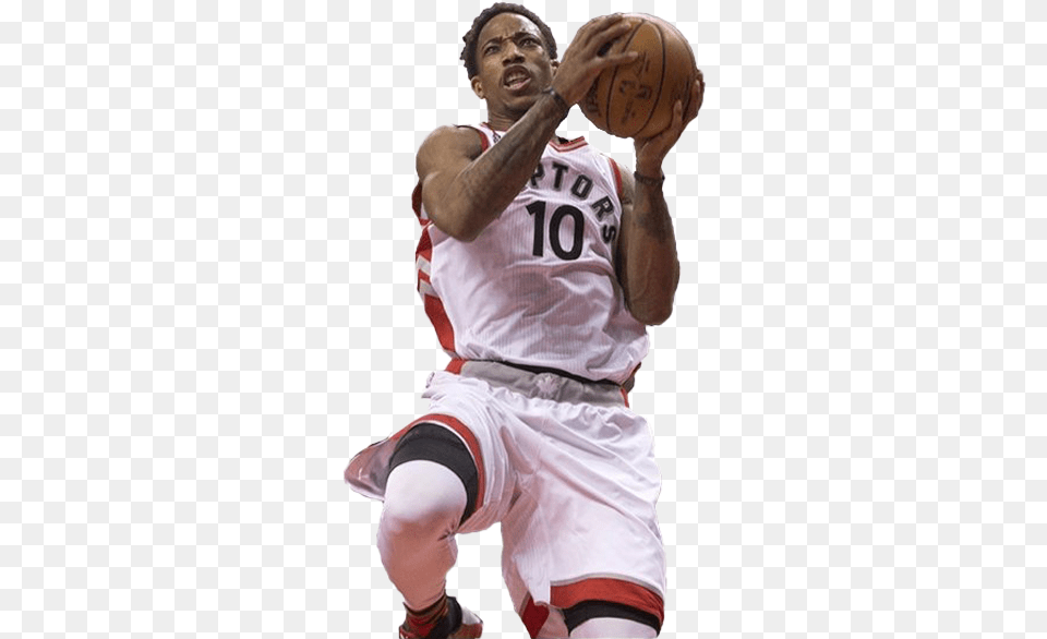 Download Toronto Basketball 2k18 Joint Demar Derozan Transparent, Ball, Basketball (ball), Person, Playing Basketball Free Png