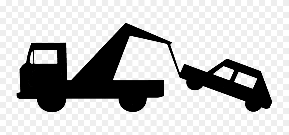 Download Tow Away Clipart Car Tow Truck Towing Car Clipart, Triangle Free Png