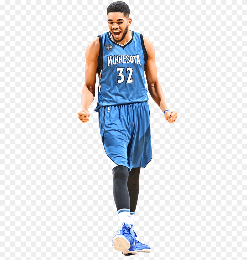 Download Towns Karl Anthony Towns Transparent, Adult, Man, Male, Footwear Free Png