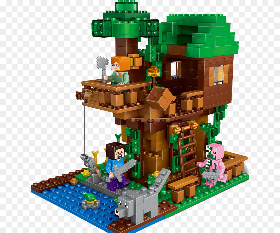 Toy Block Lego Image High Quality Hq Minecraft Lego Tree House, Lego Set Free Png Download