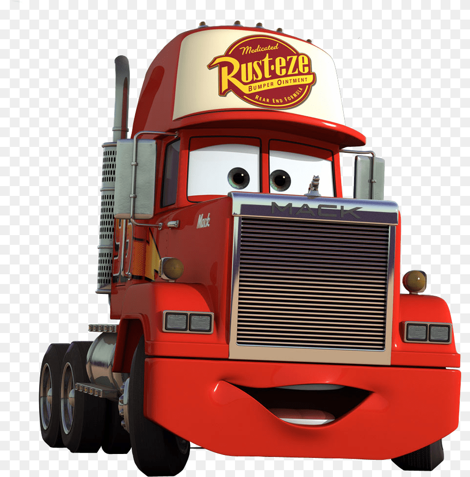 Download Toy Car Mcqueen Lightning Mater Freight Transport Disney Cars, Bumper, Trailer Truck, Transportation, Truck Free Transparent Png