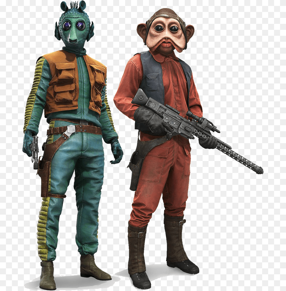 Download Toy Star Wars Nien Mercenary Battlefront Greedo Hq Star Wars Nien Nunb, Clothing, Costume, Person, Adult Png Image