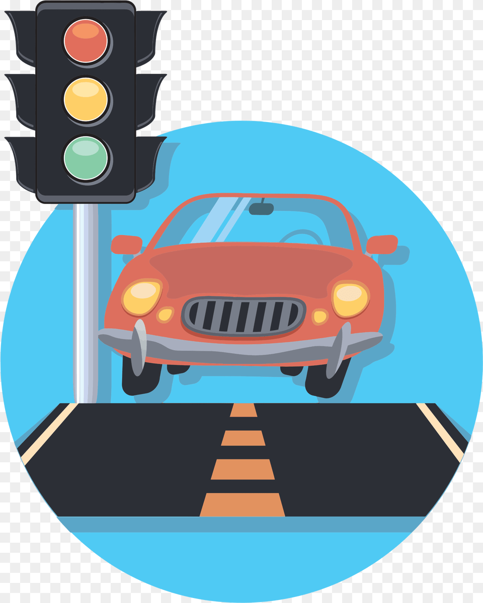 Download Traffic Light Clipart Traffic Light In Street Clipart, Traffic Light, Car, Transportation, Vehicle Free Transparent Png