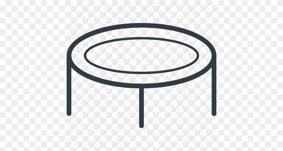 Download Trampoline Clipart Computer Icons Gymnastics, Coffee Table, Furniture, Table, Coil Free Png