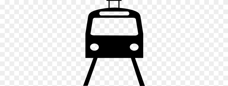 Download Tramway Clipart Trolley Clip Art Black Line Font, Gray Free Transparent Png