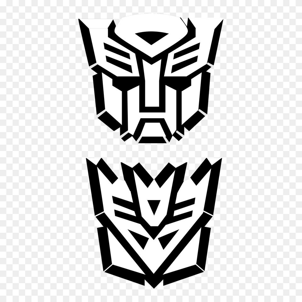 Download Transformers Logo Logo Logo Transformer, Emblem, Stencil, Symbol, Dynamite Free Transparent Png