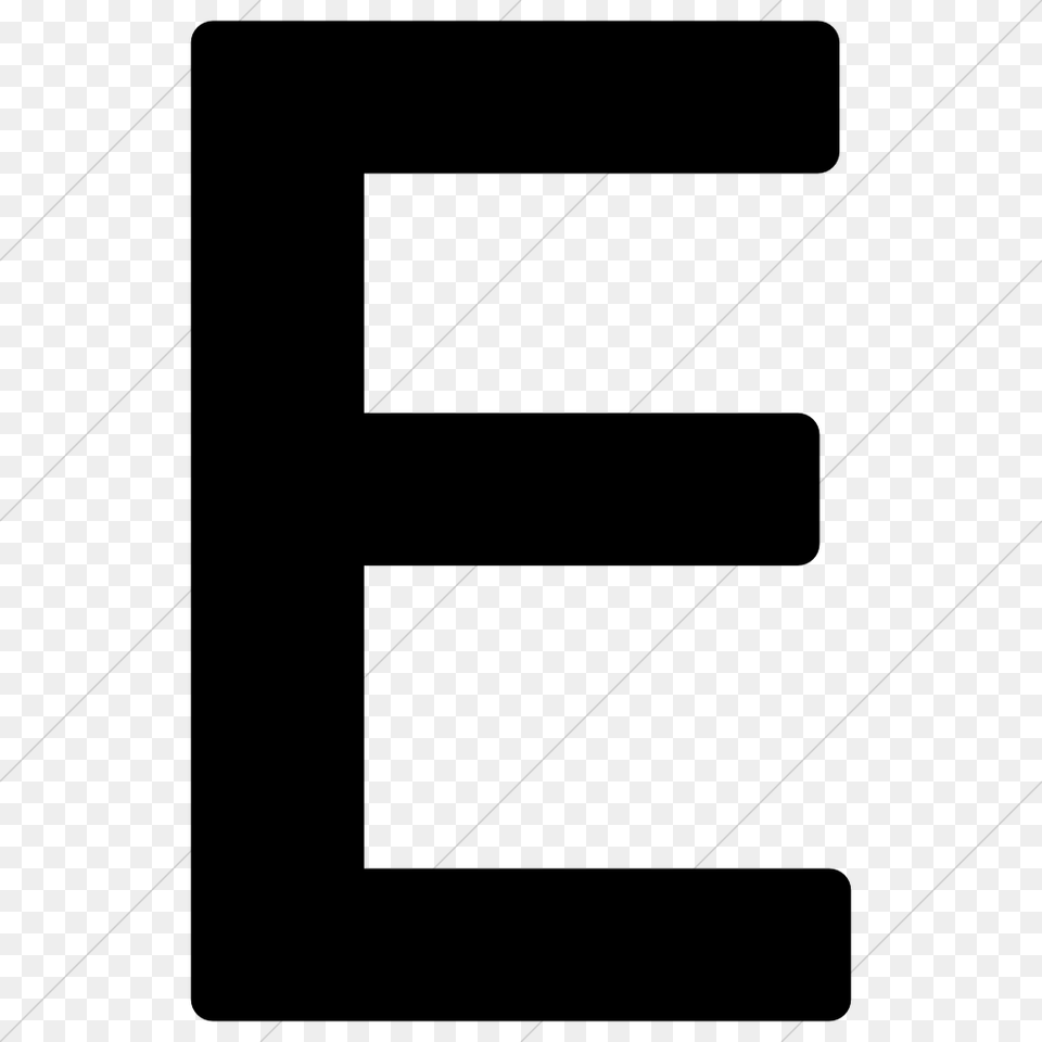 Transparent Background Letter E, Gray Free Png Download