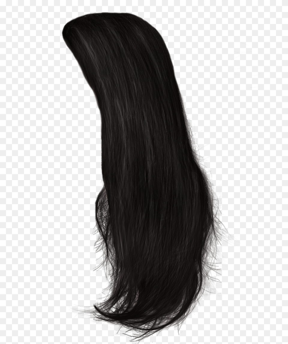 Download Transparent Background Straight Black Hair, Black Hair, Person, Adult, Female Free Png
