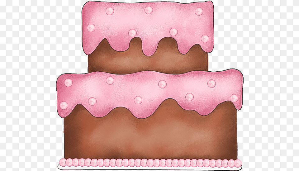 Download Transparent Birthday Cake Clipart Birthday Cake With No Candles Clipart, Cream, Dessert, Food, Icing Free Png