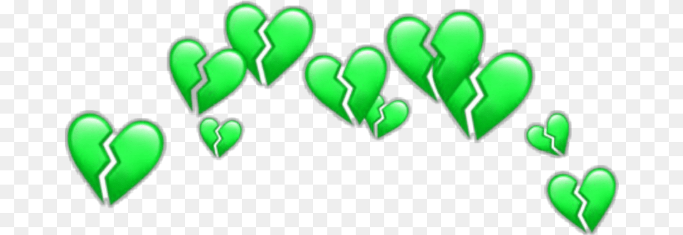 Download Heart Crown Green Broken Heart Emoji, Accessories, Gemstone, Jewelry, Dynamite Free Transparent Png