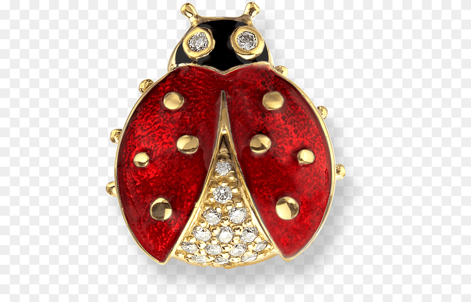 Download Transparent Ladybug Gold Svg Solid, Accessories, Earring, Jewelry, Locket Free Png