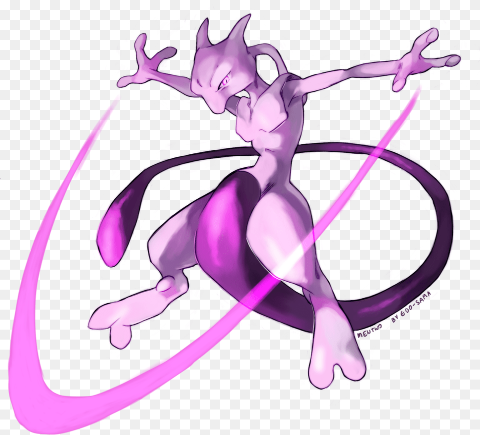 Download Transparent Mewtwo, Purple Png Image