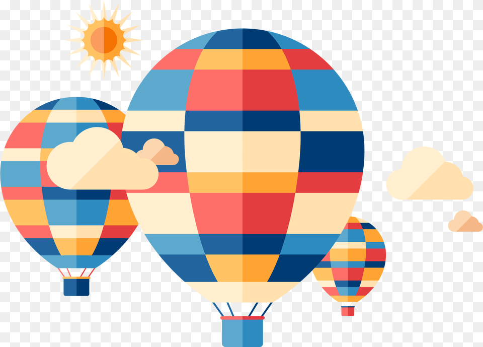 Transparent Orange Balloons Hot Air Balloon Hot Air Balloon, Aircraft, Hot Air Balloon, Transportation, Vehicle Free Png Download