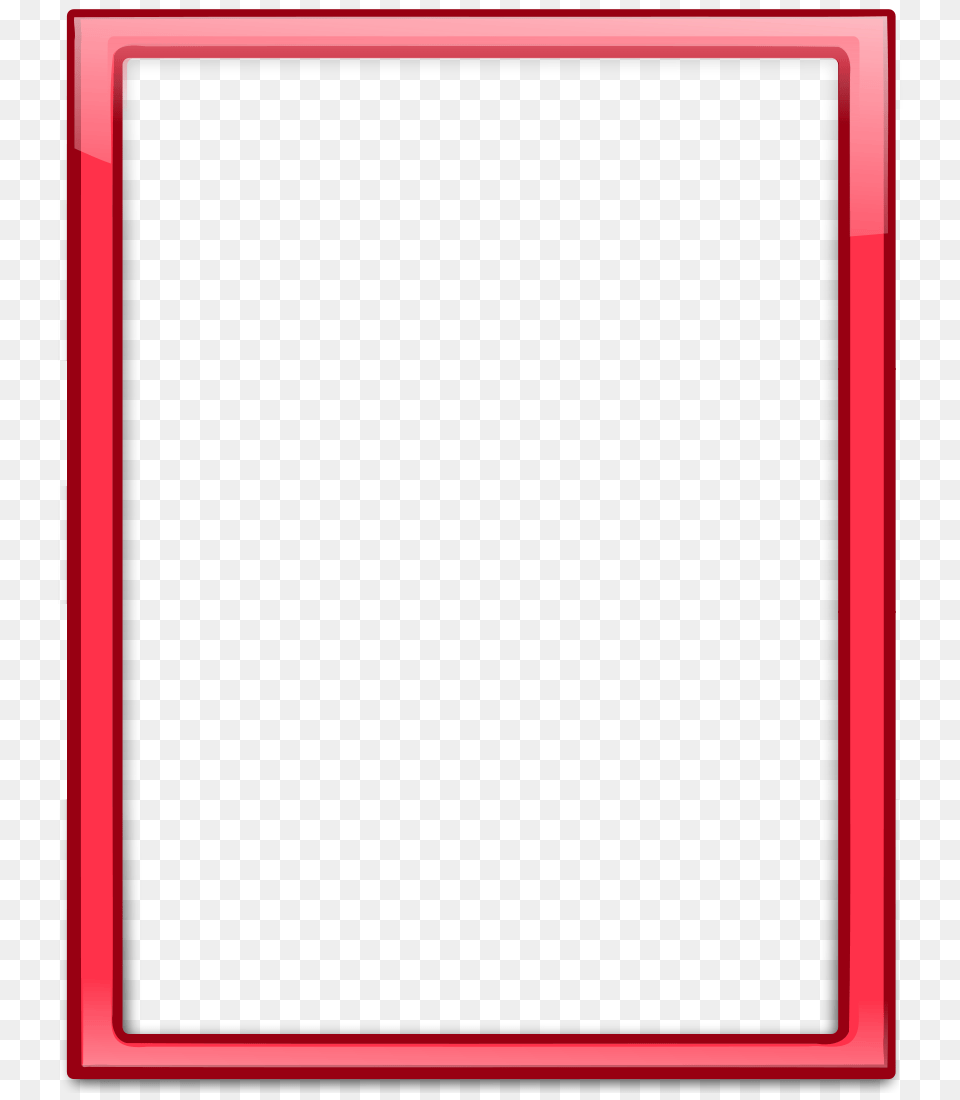Transparent Red Frame Clipart Borders And Frames Picture, Electronics, Screen, Blackboard, Computer Hardware Free Png Download