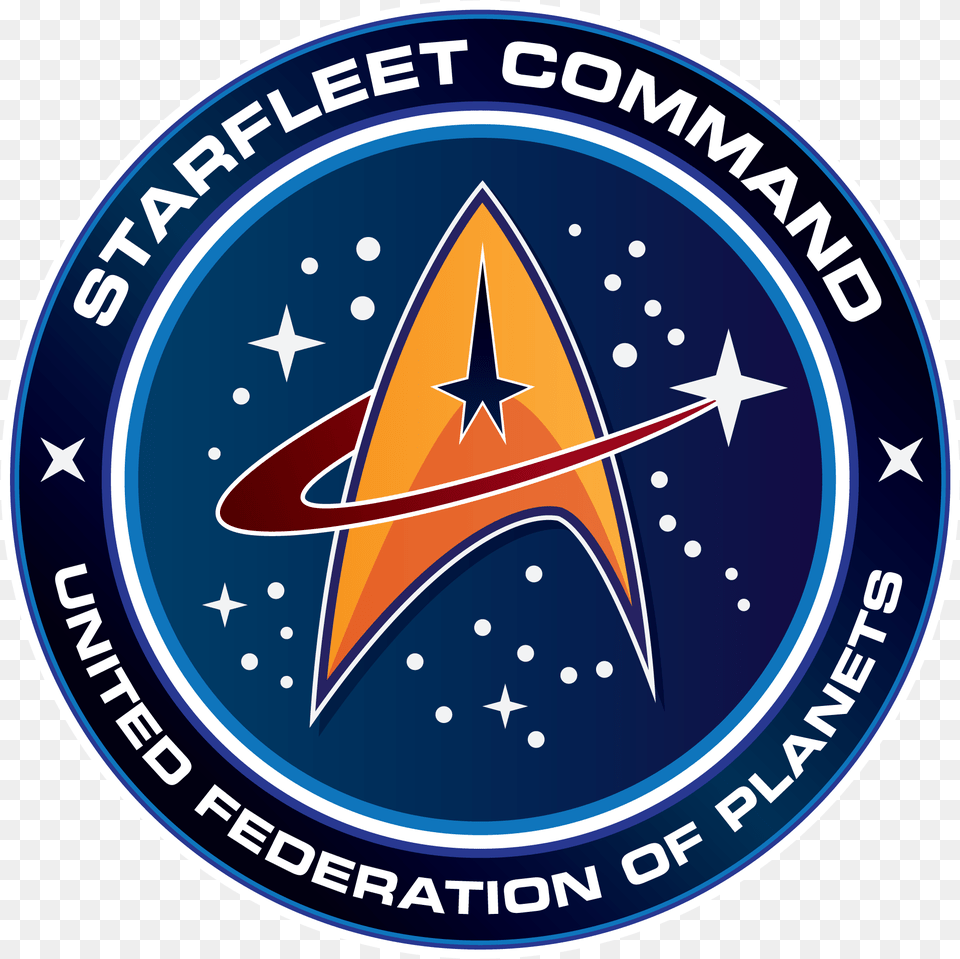 Transparent Star Trek Ship Star Fleet Logo, Emblem, Symbol Free Png Download
