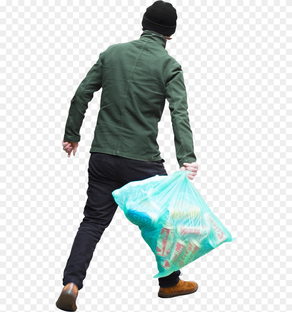 Trash Bag For People Throwing Trash, Sleeve, Plastic, Long Sleeve, Coat Free Png Download
