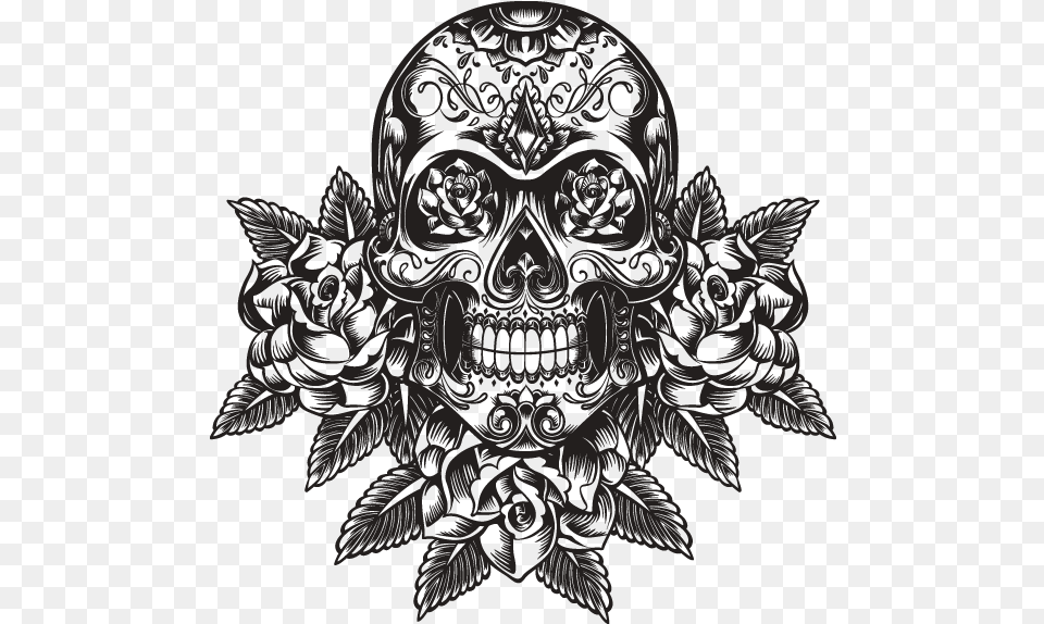 Download Tribal Skull Free Banner Transparent Stock Tattoos, Art, Baby, Person, Pattern Png